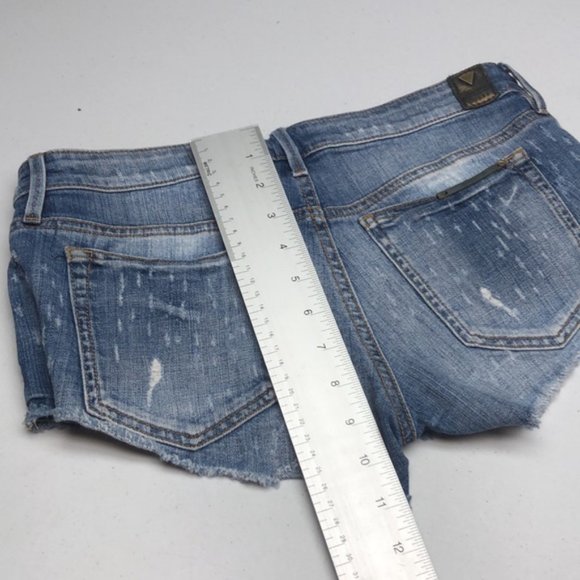 PREMIUM GUESS LOS ANGELES DENIM SHORT W26 😎 - Picture 6 of 9